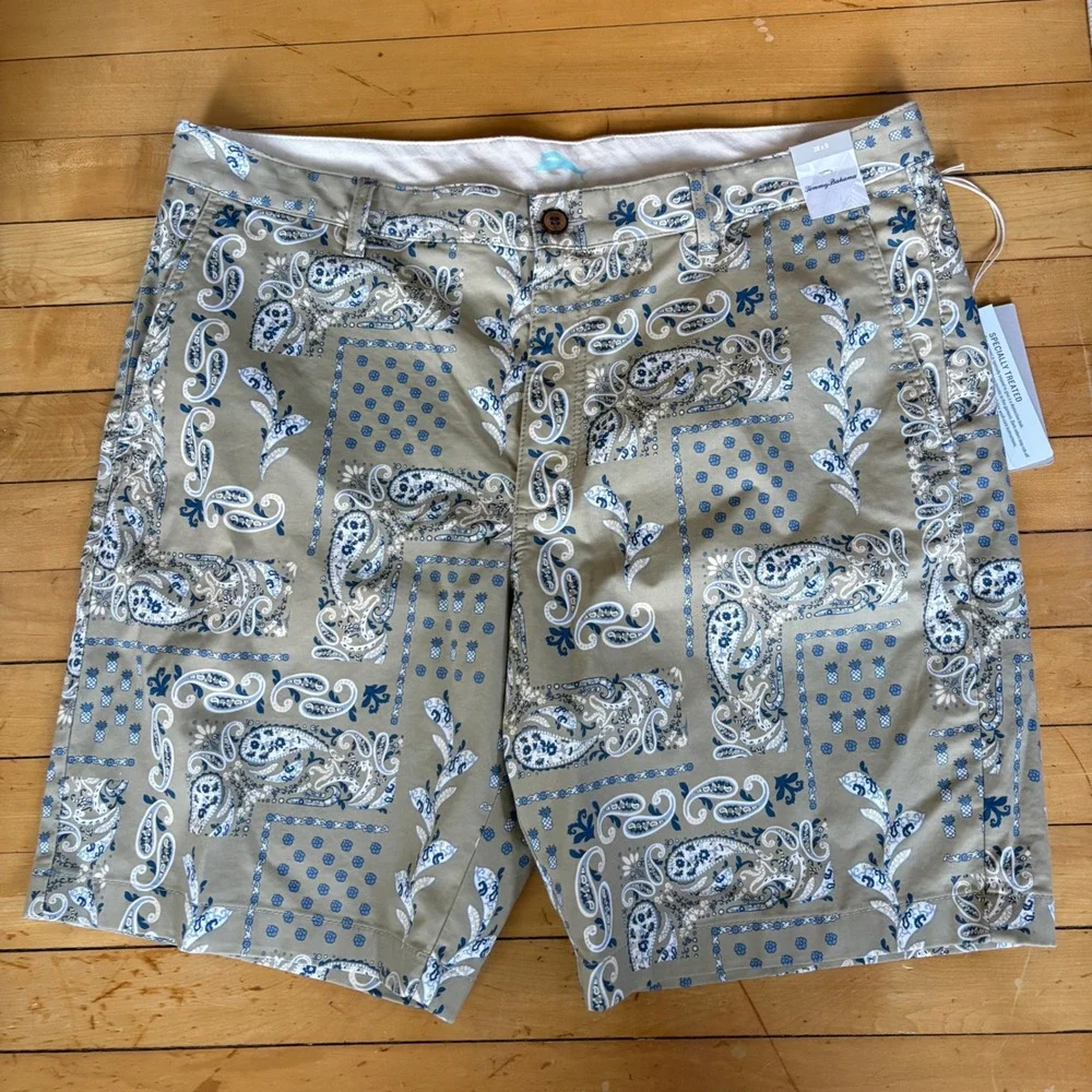 Tommy Bahama Boracay Shorts Mens 38 Paisley Bandana 9